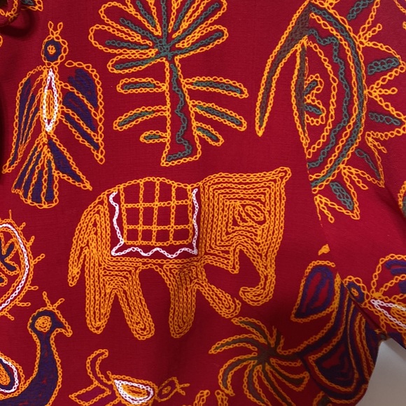 New Wave Ethnic “Messengers” Bohemian Print Top - Picture 10 of 15